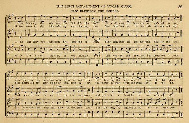 The Key-Stone Collection of Church Music: a complete collection of hymn tunes, anthems, psalms, chants, & c. to which is added the physiological system for training choirs and teaching singing schools page 59