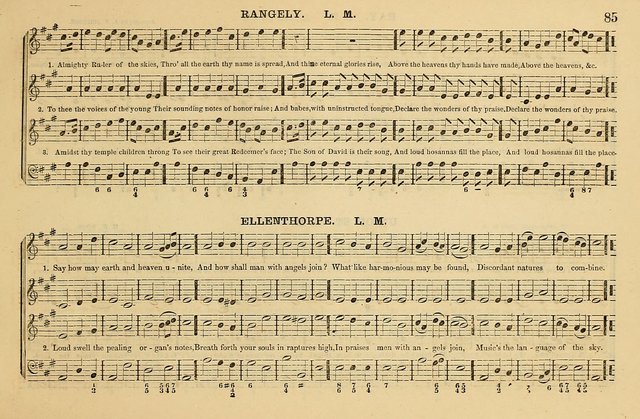 The Key-Stone Collection of Church Music: a complete collection of hymn tunes, anthems, psalms, chants, & c. to which is added the physiological system for training choirs and teaching singing schools page 85