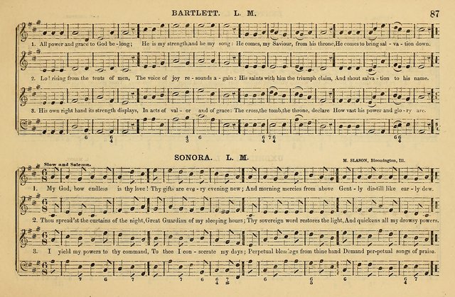 The Key-Stone Collection of Church Music: a complete collection of hymn tunes, anthems, psalms, chants, & c. to which is added the physiological system for training choirs and teaching singing schools page 87