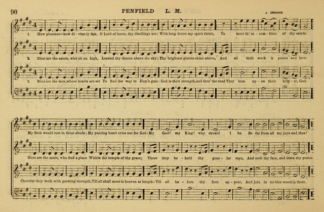 The Key-Stone Collection of Church Music: a complete collection of hymn tunes, anthems, psalms, chants, & c. to which is added the physiological system for training choirs and teaching singing schools page 90