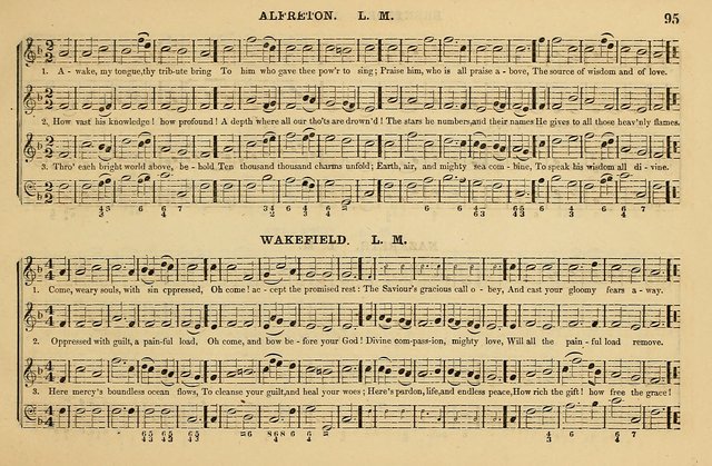 The Key-Stone Collection of Church Music: a complete collection of hymn tunes, anthems, psalms, chants, & c. to which is added the physiological system for training choirs and teaching singing schools page 95