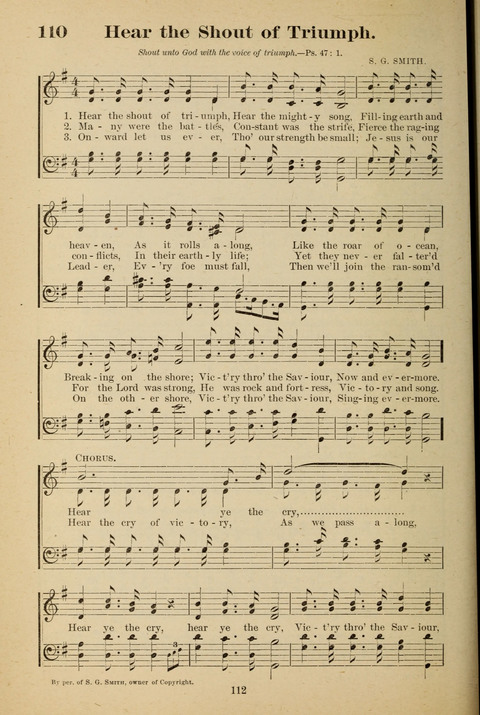 Kingdom of Song for the Sunday School page 110