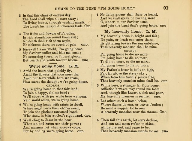 Kind Words: a new collection of hymns and tunes for sunday schools and the social circle page 91