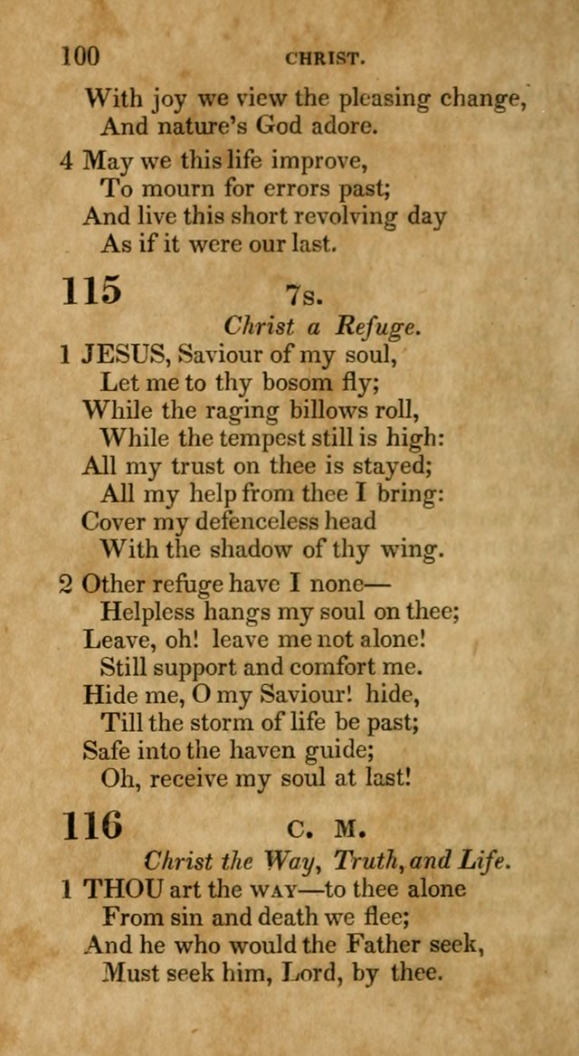 The Lyrica: a collection of psalms, hymns, and spiritual songs, adapted to general use page 100