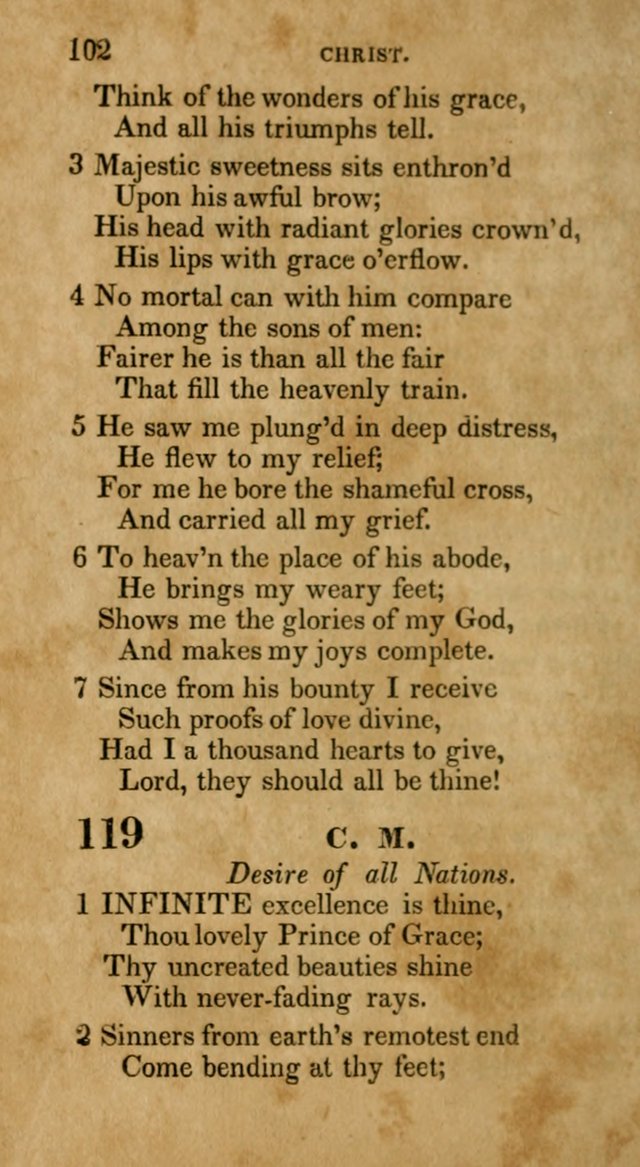 The Lyrica: a collection of psalms, hymns, and spiritual songs, adapted to general use page 102