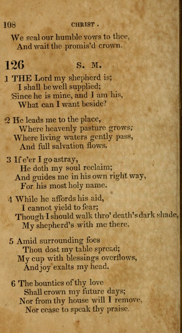 The Lyrica: a collection of psalms, hymns, and spiritual songs, adapted to general use page 108