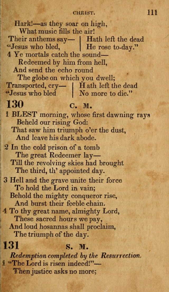 The Lyrica: a collection of psalms, hymns, and spiritual songs, adapted to general use page 111