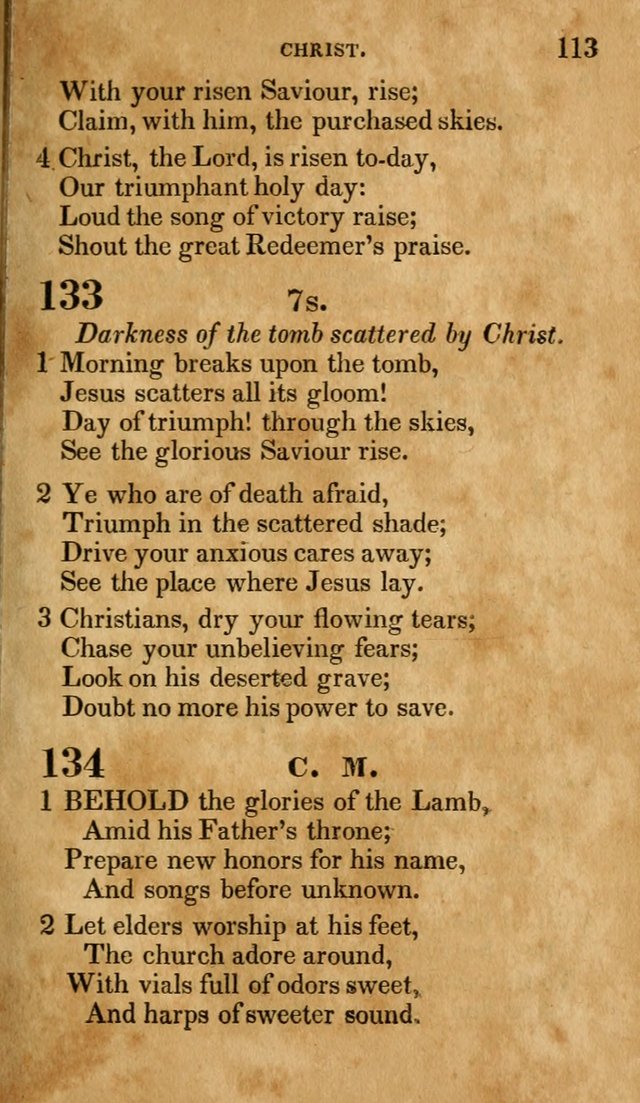 The Lyrica: a collection of psalms, hymns, and spiritual songs, adapted to general use page 113