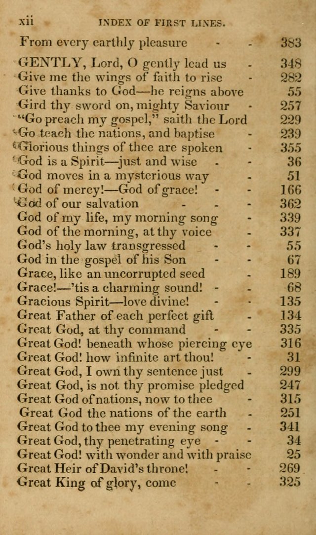 The Lyrica: a collection of psalms, hymns, and spiritual songs, adapted to general use page 12