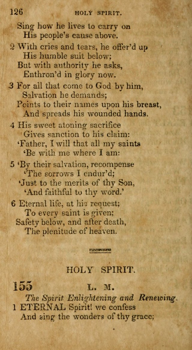 The Lyrica: a collection of psalms, hymns, and spiritual songs, adapted to general use page 126