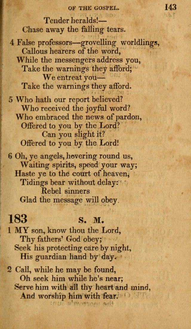 The Lyrica: a collection of psalms, hymns, and spiritual songs, adapted to general use page 143