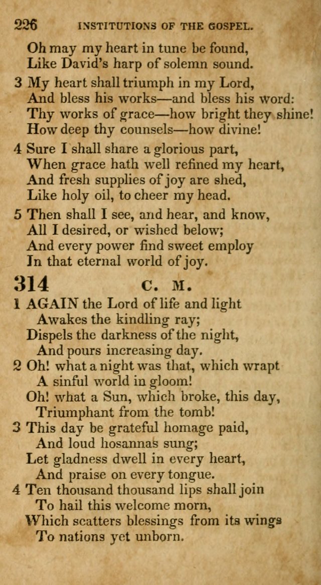 The Lyrica: a collection of psalms, hymns, and spiritual songs, adapted to general use page 226