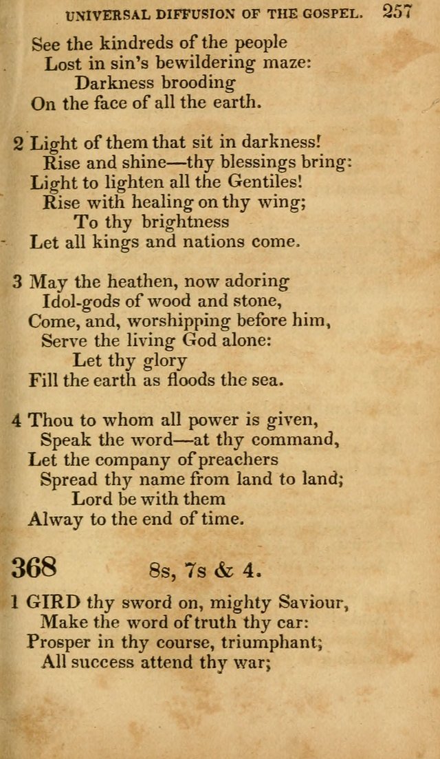 The Lyrica: a collection of psalms, hymns, and spiritual songs, adapted to general use page 257