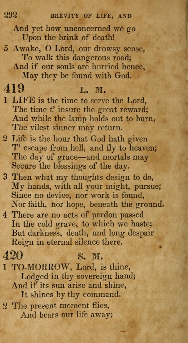 The Lyrica: a collection of psalms, hymns, and spiritual songs, adapted to general use page 292