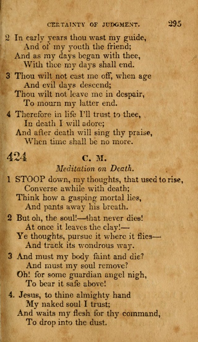 The Lyrica: a collection of psalms, hymns, and spiritual songs, adapted to general use page 295