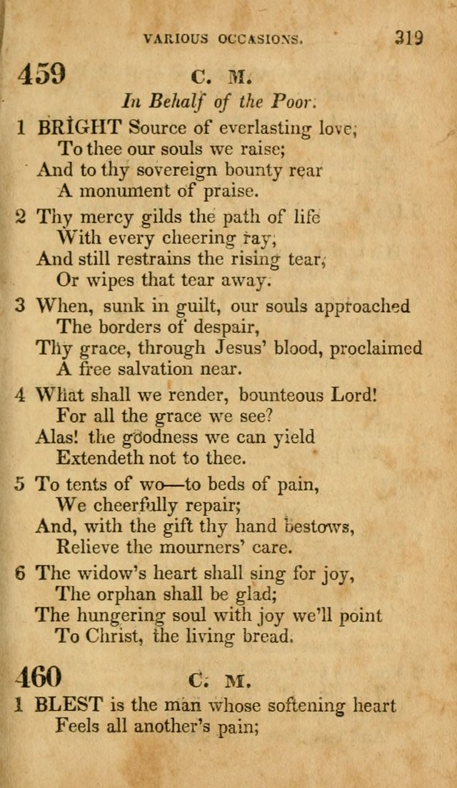 The Lyrica: a collection of psalms, hymns, and spiritual songs, adapted to general use page 319