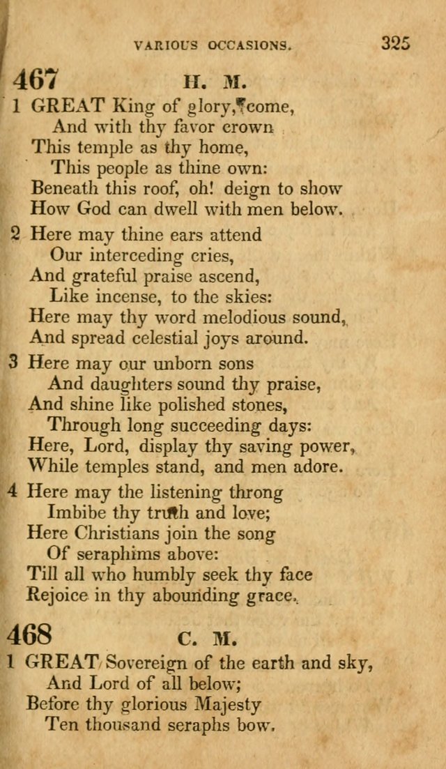 The Lyrica: a collection of psalms, hymns, and spiritual songs, adapted to general use page 325