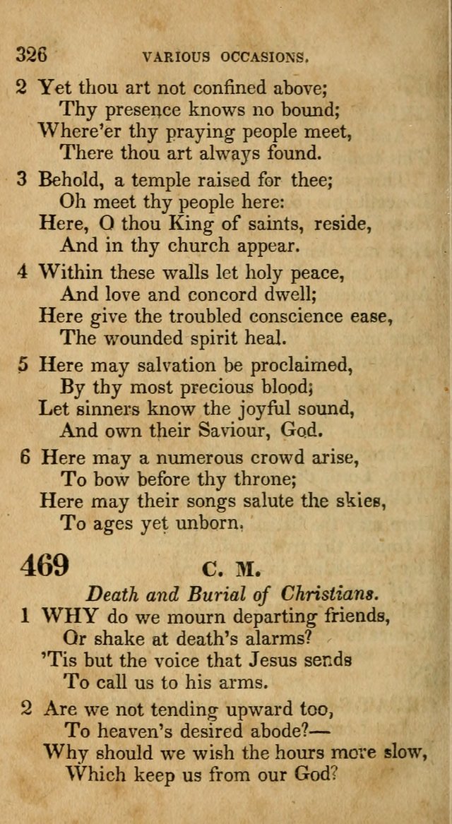 The Lyrica: a collection of psalms, hymns, and spiritual songs, adapted to general use page 326