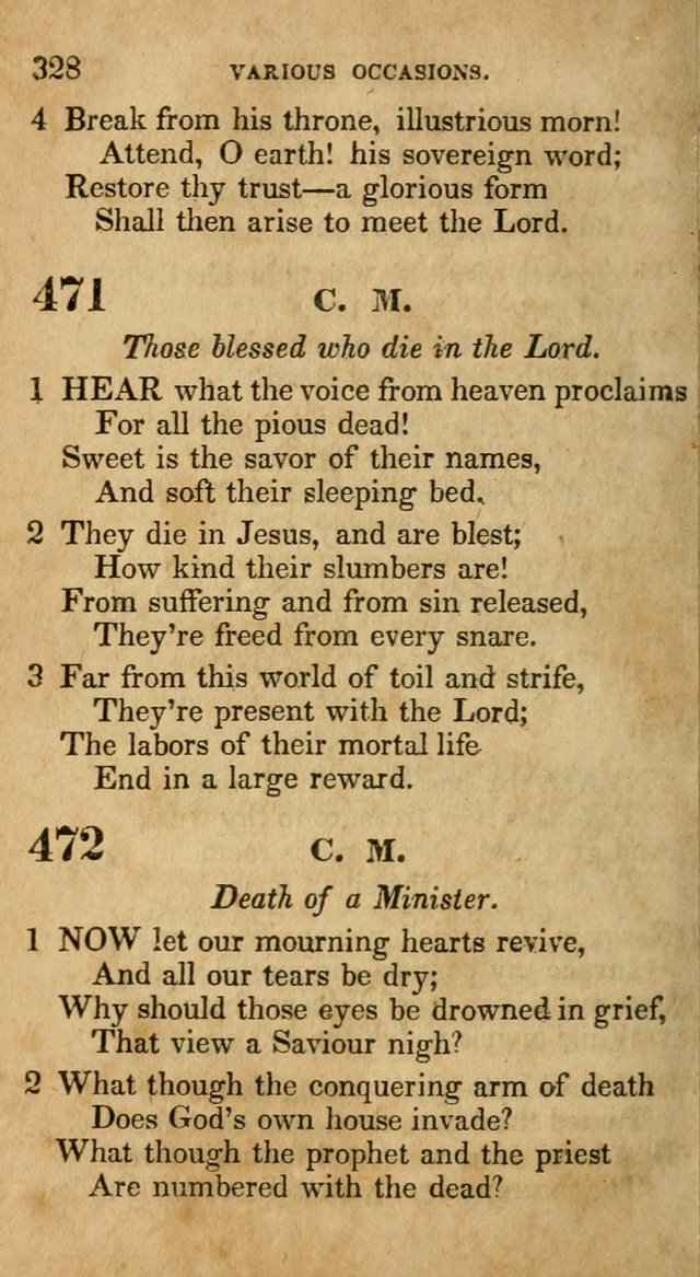 The Lyrica: a collection of psalms, hymns, and spiritual songs, adapted to general use page 328