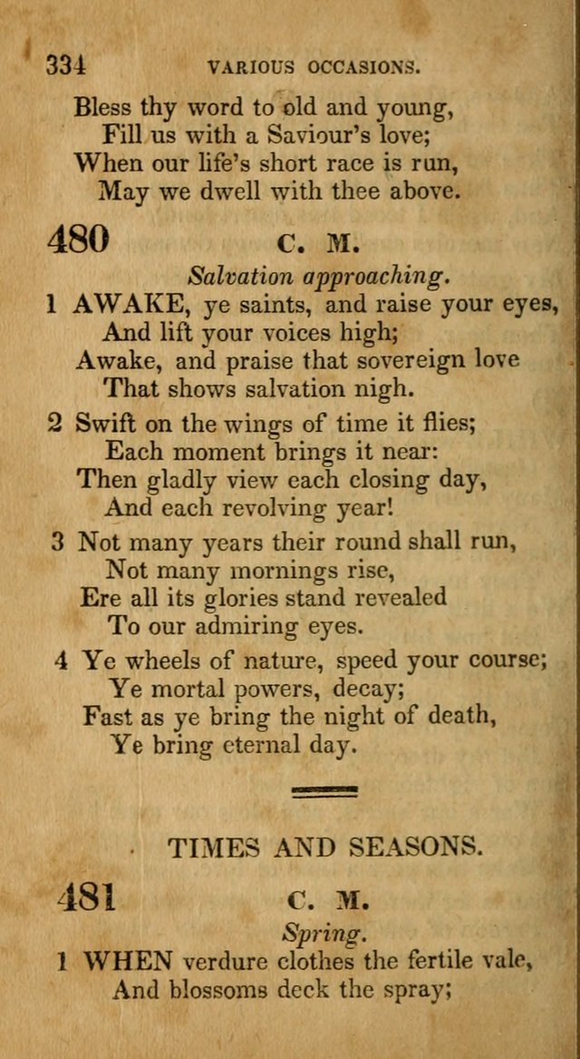 The Lyrica: a collection of psalms, hymns, and spiritual songs, adapted to general use page 334