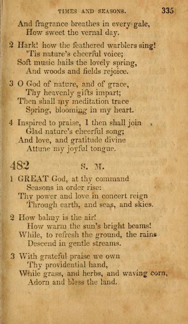 The Lyrica: a collection of psalms, hymns, and spiritual songs, adapted to general use page 335