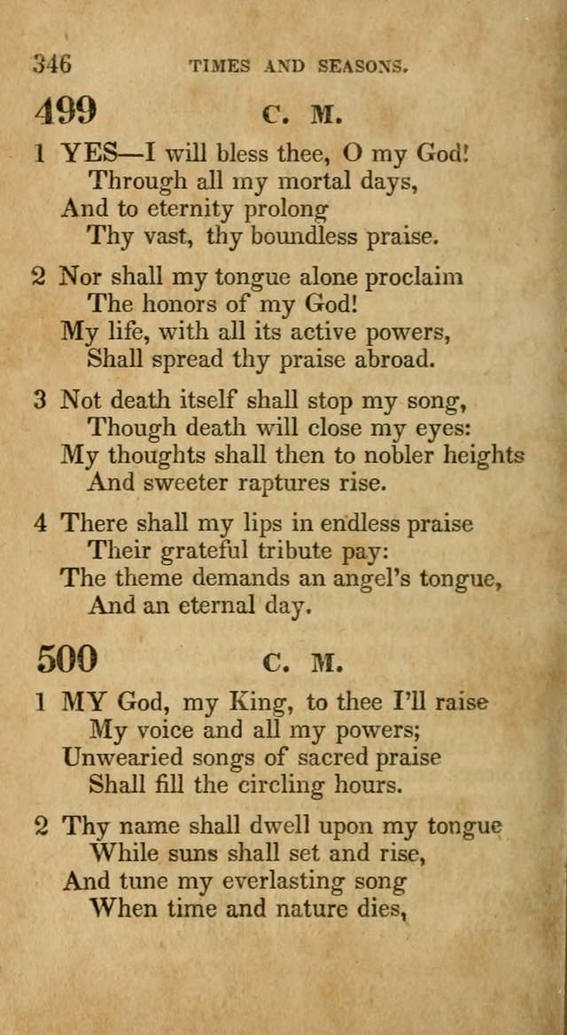 The Lyrica: a collection of psalms, hymns, and spiritual songs, adapted to general use page 346