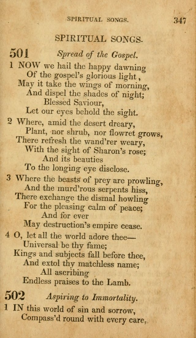 The Lyrica: a collection of psalms, hymns, and spiritual songs, adapted to general use page 347