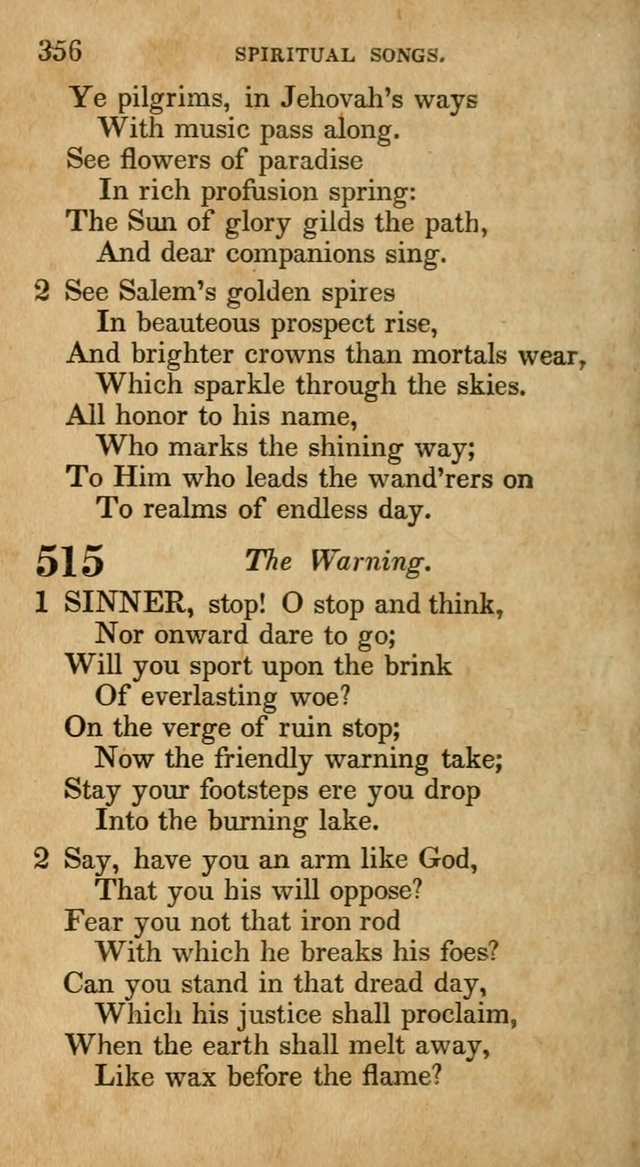 The Lyrica: a collection of psalms, hymns, and spiritual songs, adapted to general use page 356