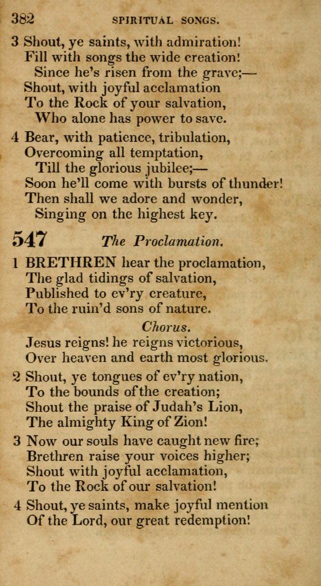 The Lyrica: a collection of psalms, hymns, and spiritual songs, adapted to general use page 382