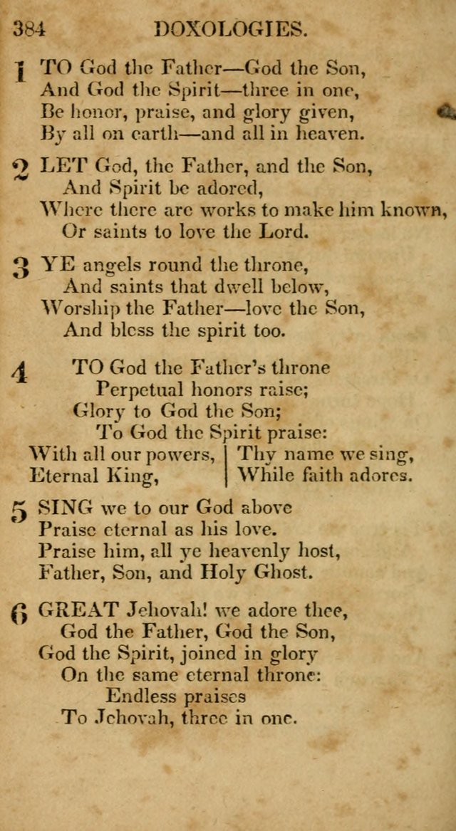 The Lyrica: a collection of psalms, hymns, and spiritual songs, adapted to general use page 384