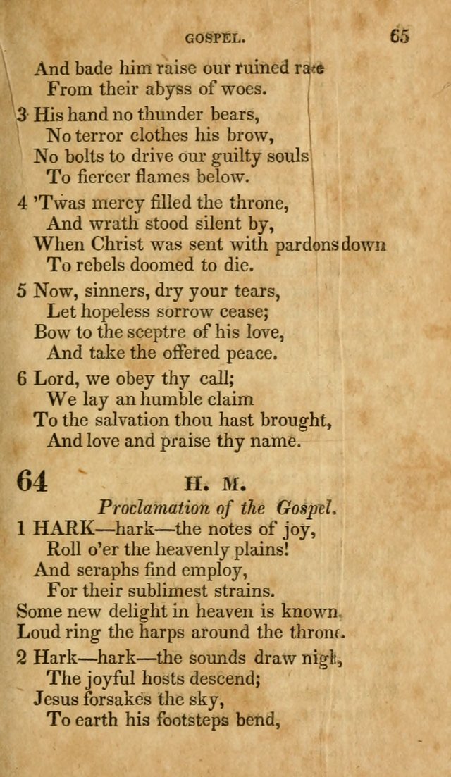 The Lyrica: a collection of psalms, hymns, and spiritual songs, adapted to general use page 65