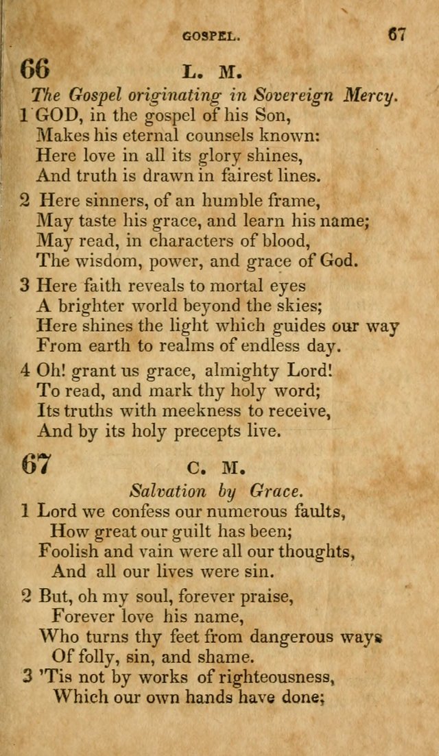 The Lyrica: a collection of psalms, hymns, and spiritual songs, adapted to general use page 67