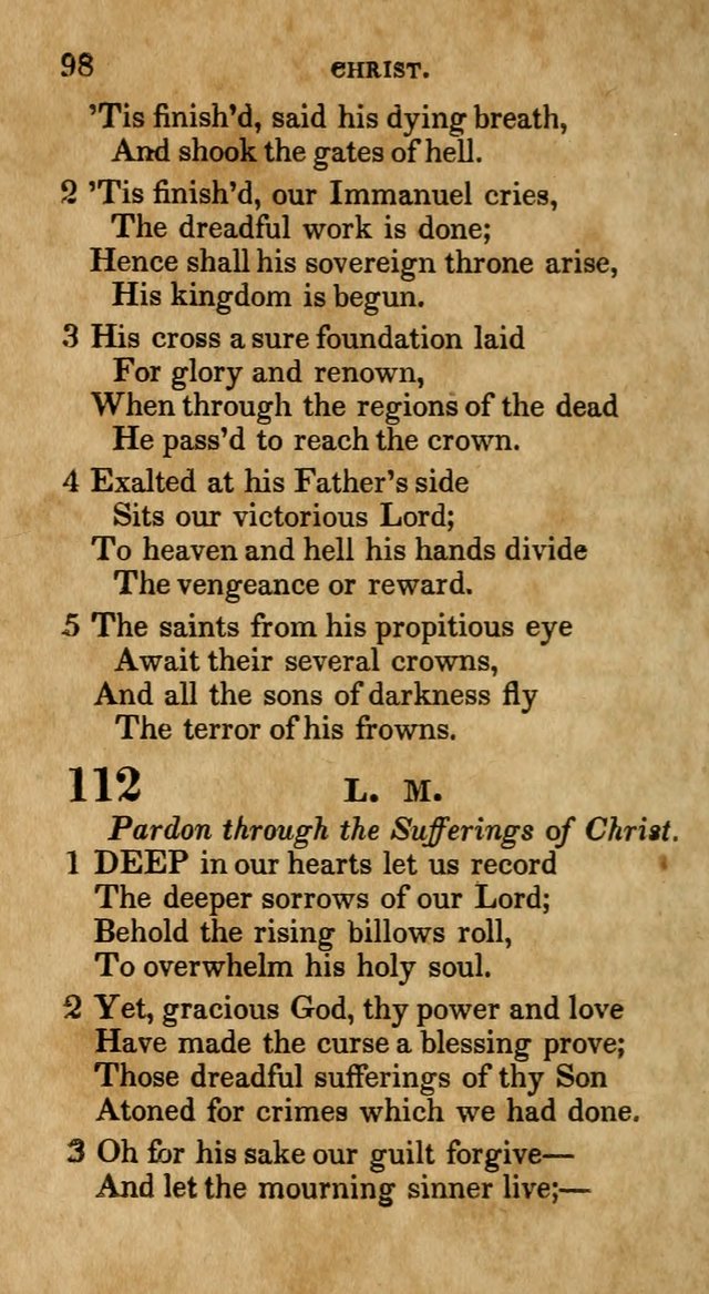 The Lyrica: a collection of psalms, hymns, and spiritual songs, adapted to general use page 98