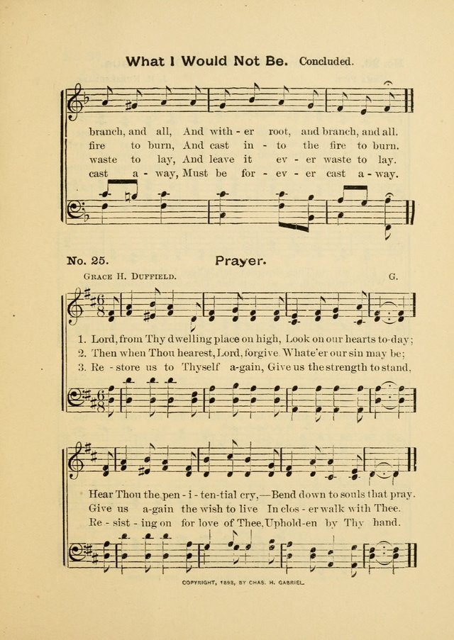 Little Branches: a collection of songs prepared especially for the primary and infant departments of the sunday school page 25