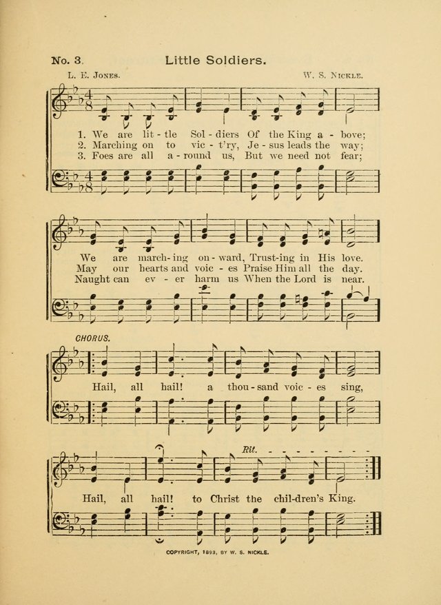 Little Branches: a collection of songs prepared especially for the primary and infant departments of the sunday school page 3