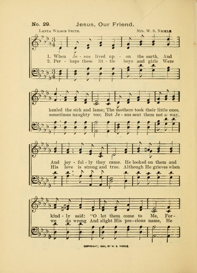 Little Branches: a collection of songs prepared especially for the primary and infant departments of the sunday school page 30