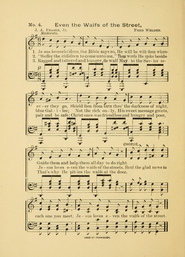 Little Branches: a collection of songs prepared especially for the primary and infant departments of the sunday school page 4