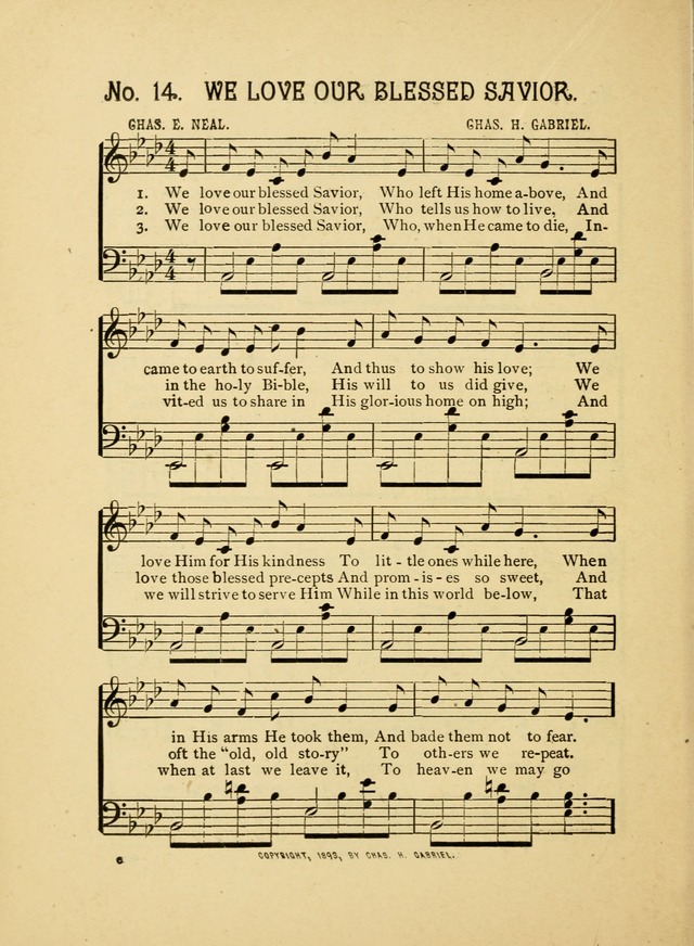 Little Branches No. 2: a collection of songs prepared especially for the primary and infant deparments of the sunday school page 16