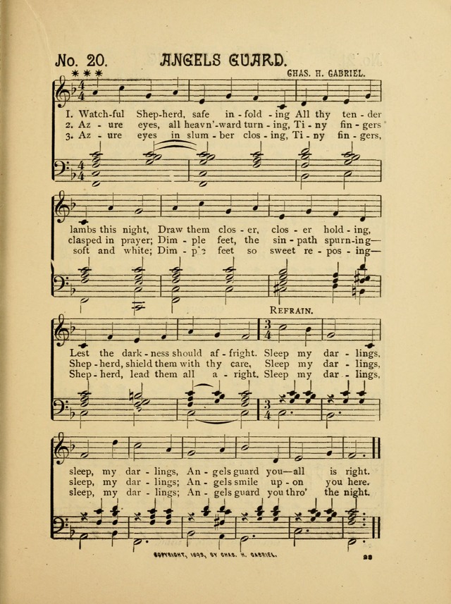 Little Branches No. 2: a collection of songs prepared especially for the primary and infant deparments of the sunday school page 23