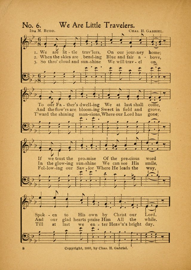 Little Branches No. 3: a collection of songs prepared especially for the primary and infant departments of the sunday school page 8