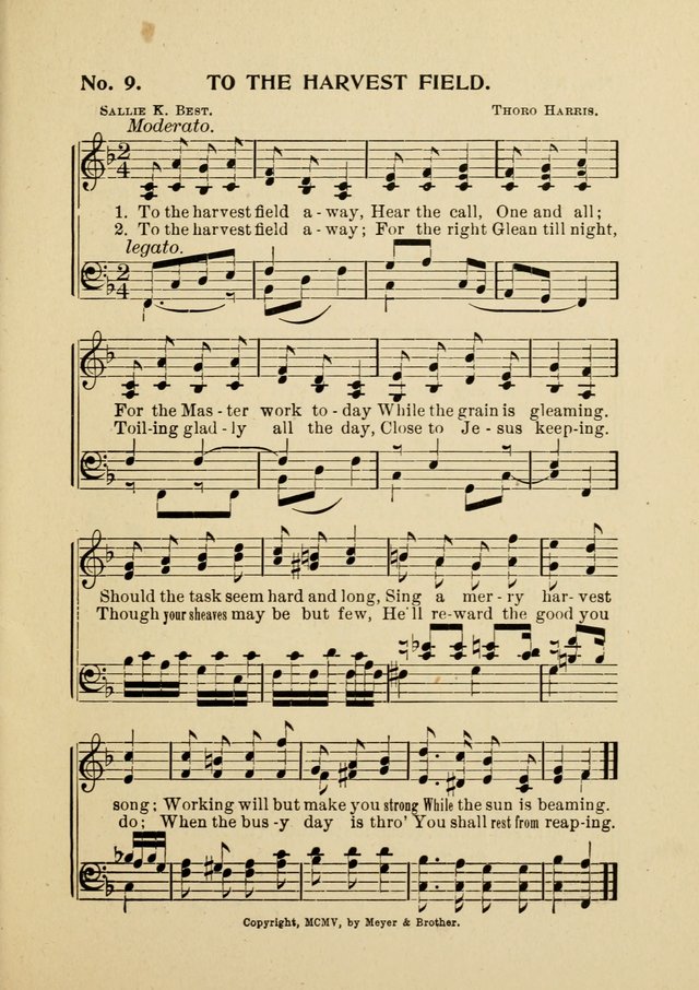 Little Branches No. 4: a collection of songs prepared especially for the primary and infant departments of the Sunday school page 11