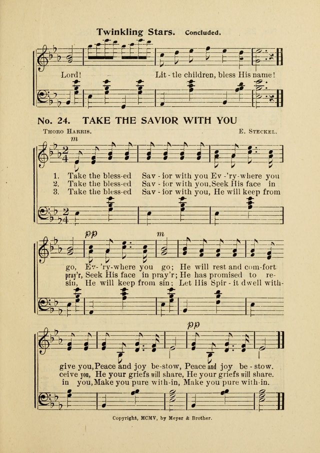 Little Branches No. 4: a collection of songs prepared especially for the primary and infant departments of the Sunday school page 31