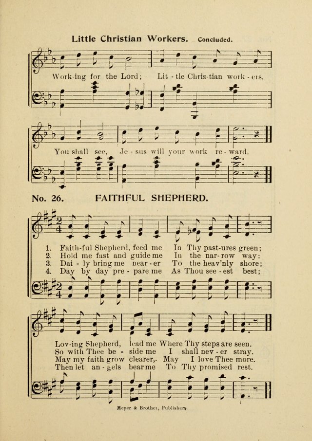 Little Branches No. 4: a collection of songs prepared especially for the primary and infant departments of the Sunday school page 33