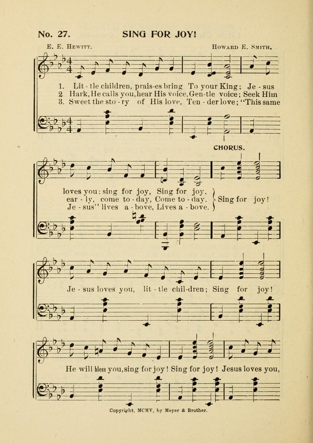 Little Branches No. 4: a collection of songs prepared especially for the primary and infant departments of the Sunday school page 34