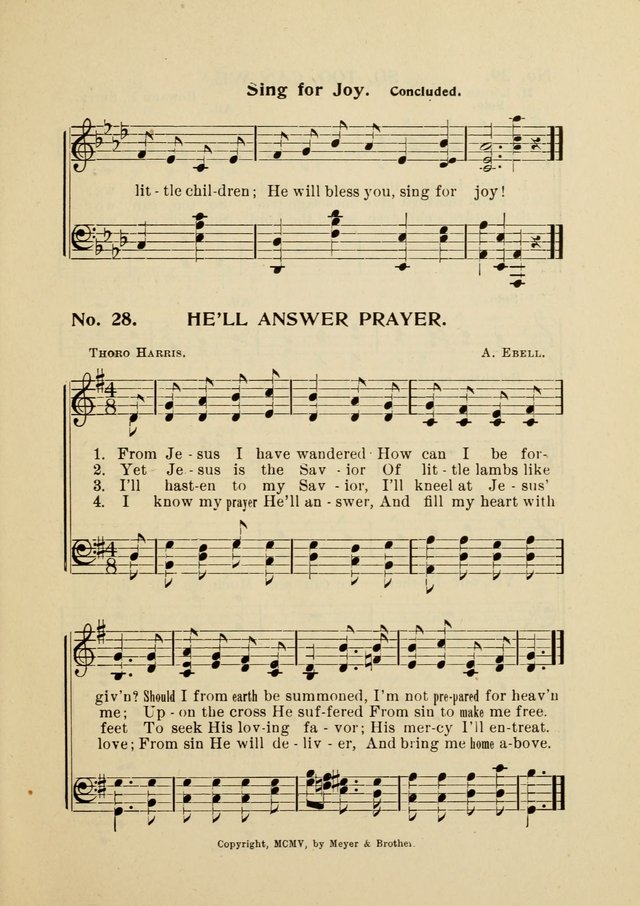 Little Branches No. 4: a collection of songs prepared especially for the primary and infant departments of the Sunday school page 35