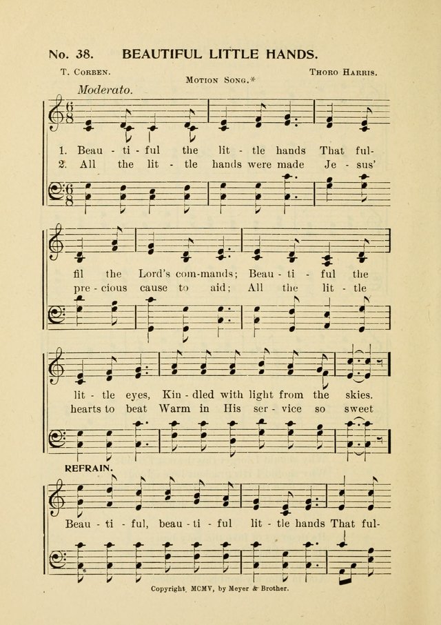 Little Branches No. 4: a collection of songs prepared especially for the primary and infant departments of the Sunday school page 50