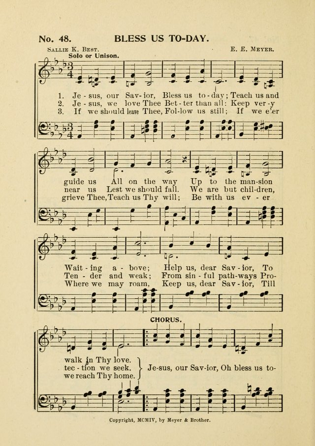 Little Branches No. 4: a collection of songs prepared especially for the primary and infant departments of the Sunday school page 70