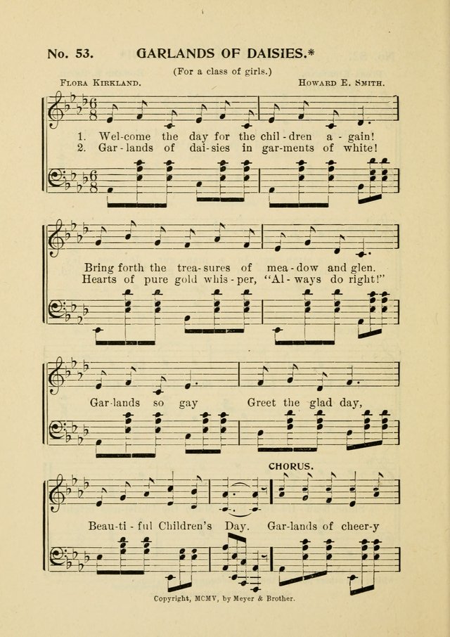 Little Branches No. 4: a collection of songs prepared especially for the primary and infant departments of the Sunday school page 76