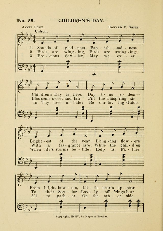 Little Branches No. 4: a collection of songs prepared especially for the primary and infant departments of the Sunday school page 80