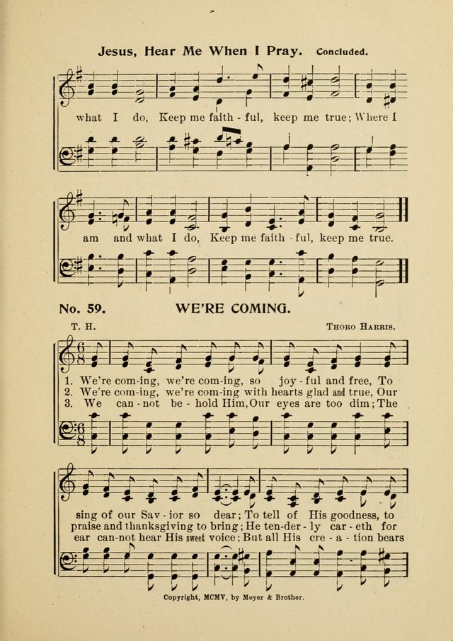 Little Branches No. 4: a collection of songs prepared especially for the primary and infant departments of the Sunday school page 87